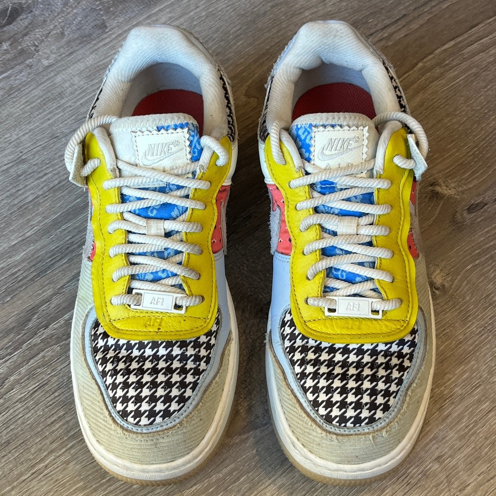Nike Air Force 1 Low Shadow Patchwork Multi Print… - image 6